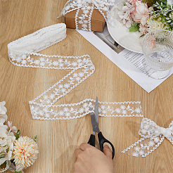Кружевная лента из молочного волокна&nbsp;OCOR-ME0001-51A