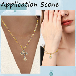 10 м латунные цепочки из скрепок&nbsp;CHC-SP0001-02G