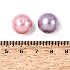 Для выпечки расписные жемчужные стеклянные жемчужные круглые бусины&nbsp;DGLA-XCP0001-08