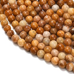 Природный агат бисер нитей&nbsp;LS-G-F820-K07-6mm