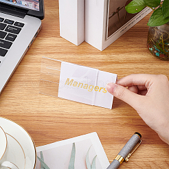 Акриловый держатель для палатки с номером стола&nbsp;DIY-WH0430-644