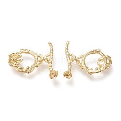 Латуни Переключить застежками&nbsp;X-KK-F820-02G