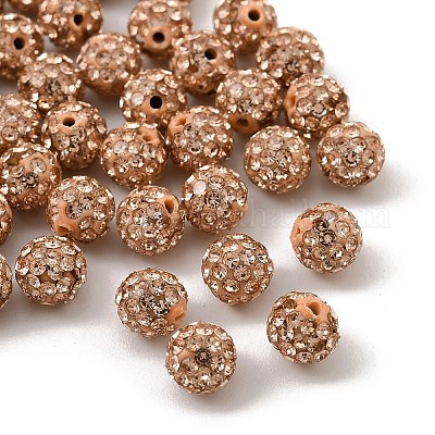 Бусины со стразами&nbsp;RB-H284-6MM-Half-362-1