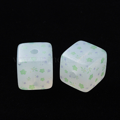 Окрашенные акриловые бусины &nbsp;MACR-S374-11C-04-1