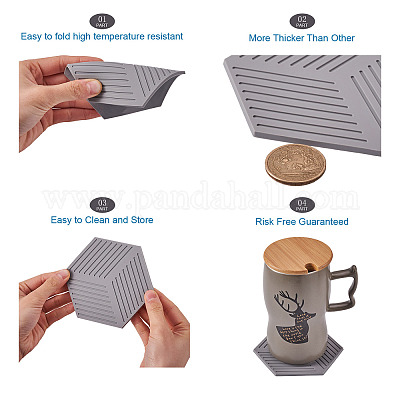 Наборы термостойких пластинок из ПВХ с шестигранной головкой&nbsp;LS-CF-TAC0001-09-1