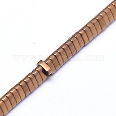 Гальванизировать немагнитных синтетический гематит бисер пряди G-I093-03-1