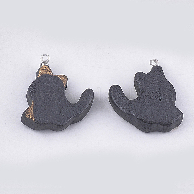 Кулоны для котят из фарфора ручной работы PORC-T002-64-1