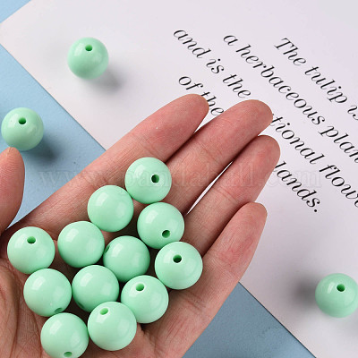 Непрозрачные акриловые бусины&nbsp;MACR-S370-C16mm-A05-1