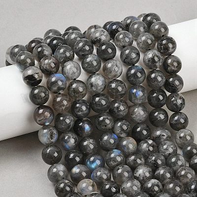 Природные лабрадорита бисер нитей&nbsp;G-Z133-A01-10mm-01-1