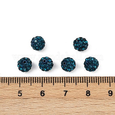 Бусины со стразами&nbsp;RB-H284-6MM-Half-229-1