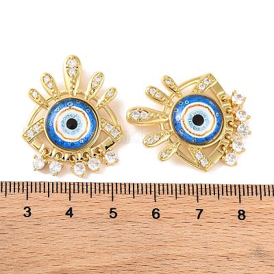 Стойки обшивки латунь микро проложить Циркон подвеску KK-H486-22G-1