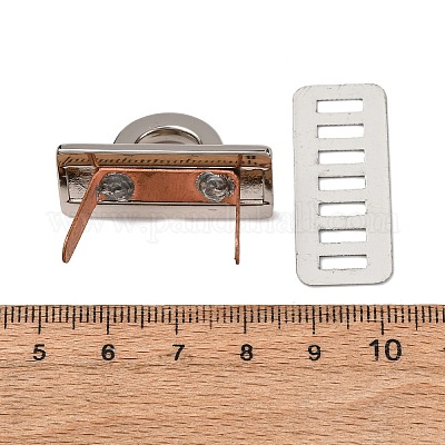 Пряжки для сумок и обуви из цинкового сплава и меди&nbsp;FIND-WH0063-91P-RS-1