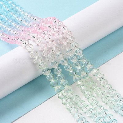 Прозрачные стеклянные бусины&nbsp;LS-GLAA-L045-01A-05-1