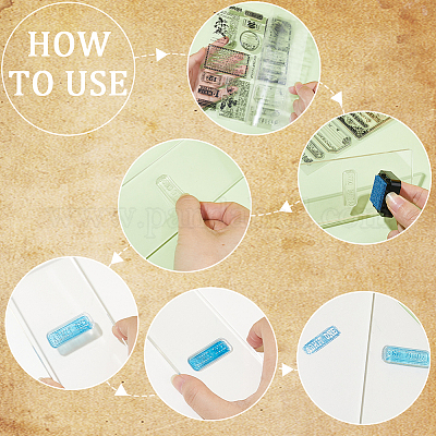 Прозрачные силиконовые штампы&nbsp;DIY-WH0504-68A-1