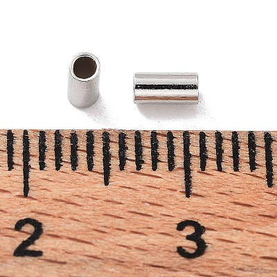 Бусины-разделители из стерлингового серебра с родиевым покрытием&nbsp;STER-Z006-02A-P-1