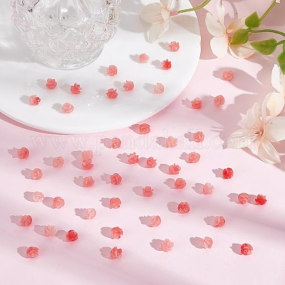 100 шт. синтетические коралловые бусины&nbsp;CORA-OC0001-03A-1