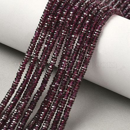 Гранат природный бисер нитей&nbsp;G-K376-E02-02-1