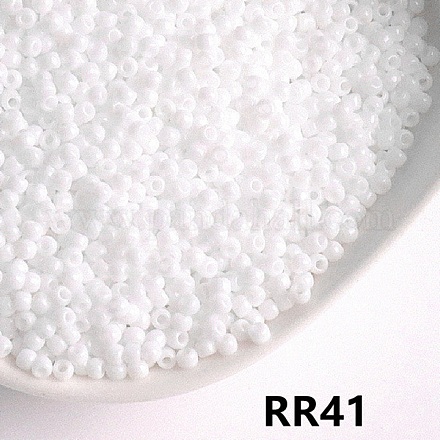 Непрозрачный 11/0 стеклянный бисер&nbsp;SEED-I013-2mm-RR41-1