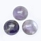 Natural Amethyst Cabochons, Half Round, 24.5~25x4~7mm