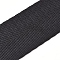 Nylon Ribbons, Herringbone Weave Ribbon, Gray, 1 inch(25mm), about 2m/strand