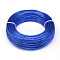 Round Anodized Aluminum Wire, Bendable Metal Craft Wire, for DIY Jewelry Craft Making, Royal Blue, 10 Gauge, 2.5mm, 35m/500g(114.8 Feet/500g)