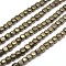 Cube Natural Pyrite Beads Strands, 6x6x6mm, Hole: 1mm, about 63pcs/strand, 39cm