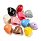 Baking Paint Acrylic Beads, Helmet, Mixed Color, 20.5x17.5x25.5mm, Hole: 2.5mm