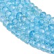 Натуральные бусы из голубого топаза нити&nbsp;G-B175-A21-3x4mm-4