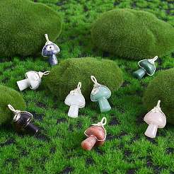 Природные подвески обсидиана&nbsp;PALLOY-SW0004-07