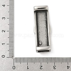 Прямоугольник из нержавеющей стали 304 с подвесками в виде компаса&nbsp;STAS-Z147-14AS