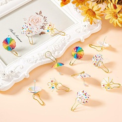 Железные длинные скрепки&nbsp;HJEW-GO00062