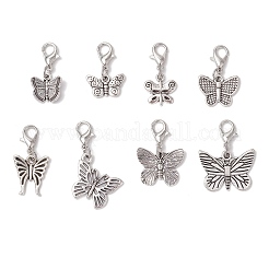 Подвеска в виде бабочки в тибетском стиле из сплава&nbsp;HJEW-JM03140