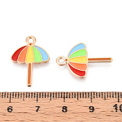 Подвески из сплава и эмали на пляжную тематику&nbsp;ENAM-T022-33H