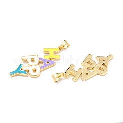 Латунь эмаль подвески&nbsp;KK-K250-32G