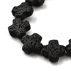 Бусы из натуральной лавы&nbsp;G-L498-E02-01A