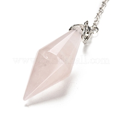 Биолокационные маятники из натурального розового кварца&nbsp;G-F763-05P-06