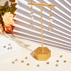 100 шт. 2-х цветные бусины-разделители из нержавеющей стали 201&nbsp;STAS-UN0059-58