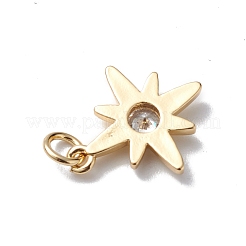 Стойки обшивки латунь микро проложить Циркон подвеску&nbsp;KK-E003-31G