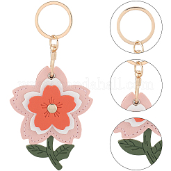 1шт брелок из искусственной кожи pu&nbsp;KEYC-SP0001-44B