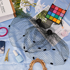 Свадебная фата из полиэфирной сетки&nbsp;AJEW-WH0470-10B