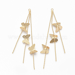 Латунная цепочка кисточка большие подвески&nbsp;X-KK-Q762-001G-NF