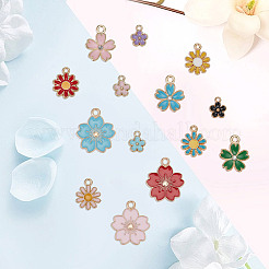 Подвески из сплава эмали 140шт 16 стиля&nbsp;ENAM-AR0001-69