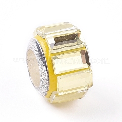 Стеклянные шампала бусины&nbsp;LS-GPDL-WH0001-01F