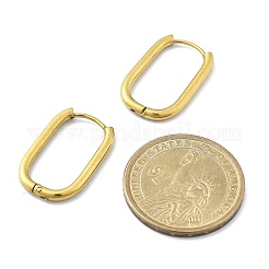 Ионное покрытие (ip) серьги-кольца из нержавеющей стали 304 для женщин&nbsp;EJEW-U035-12G-01