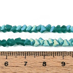 Матовые прозрачные стеклянные бусины&nbsp;LS-GLAA-N054-4mm-09