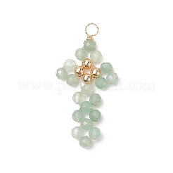 Подвески из медной проволоки из натурального смешанного камня&nbsp;PALLOY-JF02014