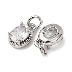 Латунные микро проложить кубического циркония подвески&nbsp;KK-A279-04P