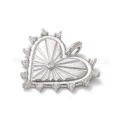 Латунные микро проложить кубического циркония подвески&nbsp;KK-P294-15P