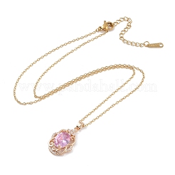 Ожерелья из нержавеющей стали 304 с цепочкой из троса&nbsp;NJEW-P309-05G