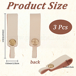 3 шт. брелок из воловьей кожи&nbsp;KEYC-CL0001-33C